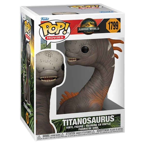 Jurassic World Rebirth - Titanosaurus Pop! Vinyl Figure - Packshot 2