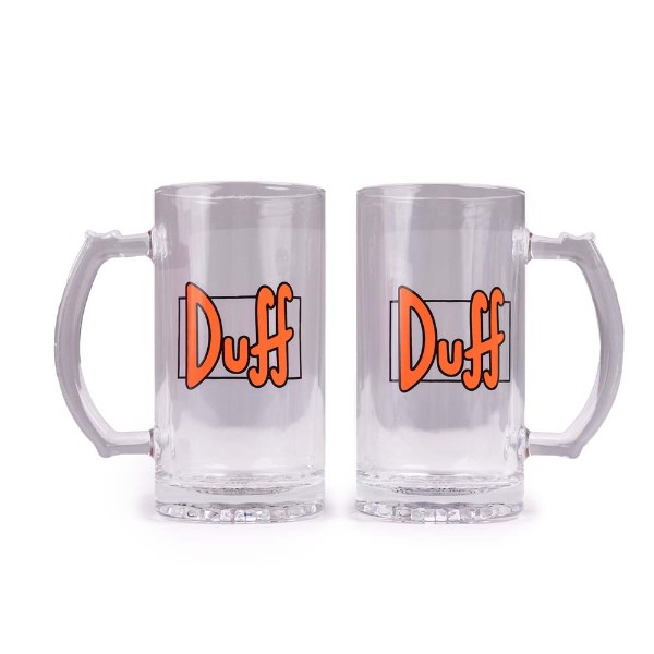 The Simpsons - Duff Beer Glass Stein 2-Pack - Packshot 1