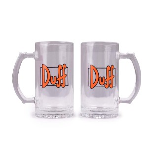 The Simpsons - Duff Beer Glass Stein 2-Pack