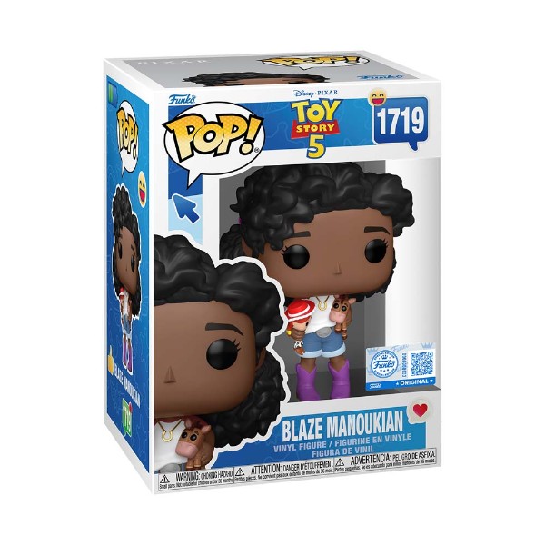 Pixar - Toy Story 5 - Blaze Manoukian Pop! Vinyl Figure - Packshot 2