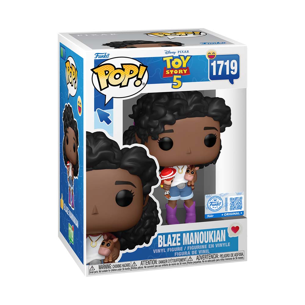 Pixar - Toy Story 5 - Blaze Manoukian Pop! Vinyl Figure - Packshot 2