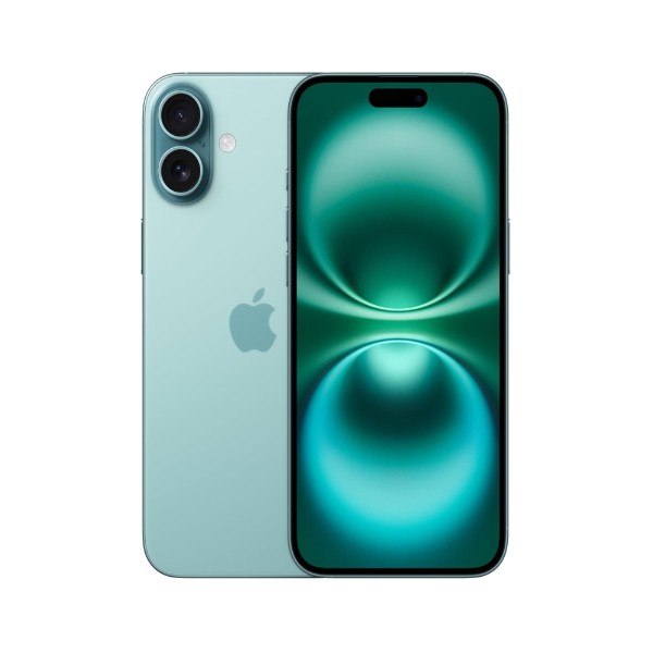Apple iPhone 16 (128GB, Teal) - Excellent Refurbished - Packshot 1