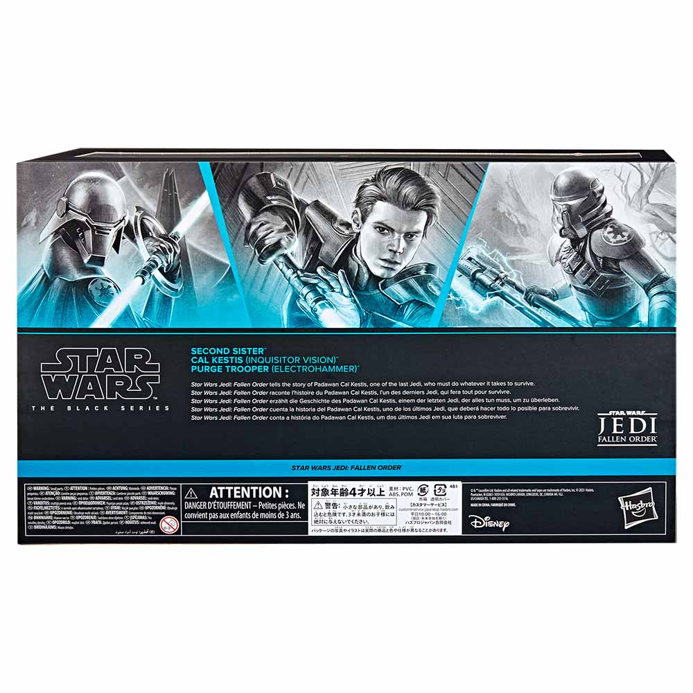Star Wars - Jedi: Fallen Order - Black Series Inquisitor Vision Action Figure 3-Pack - Packshot 6