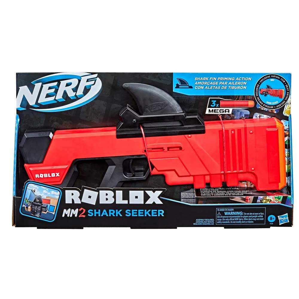 Roblox MM2 Shark Seeker NERF Blaster Toys and Collectibles EB