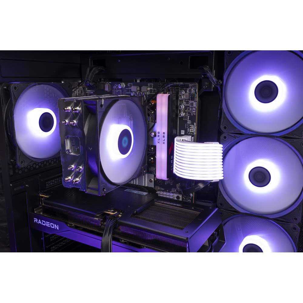 Evolve - Violet Vortex V2 - RTX 5050 8GB | Ryzen 5 5500 | 32GB DDR4 | 1TB Storage Gaming PC - Packshot 5