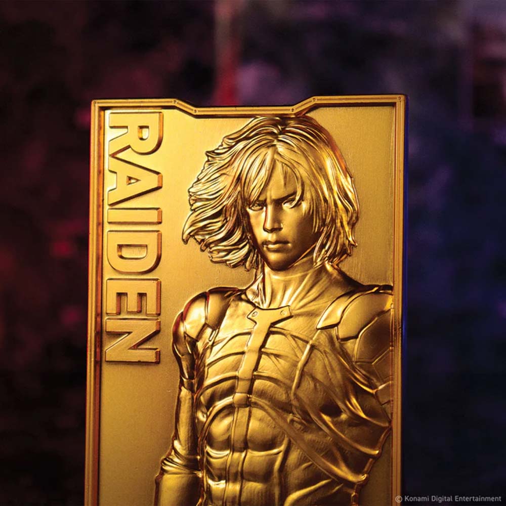 Metal Gear Solid 2 - 24k Gold Plated Raiden Ingot - Packshot 5
