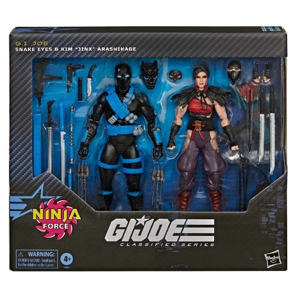 G.I. Joe - Classified Series #223 - Ninja Force Snake Eyes & Kim "Jinx" Arashikage Action Figure 2-Pack - Packshot 4