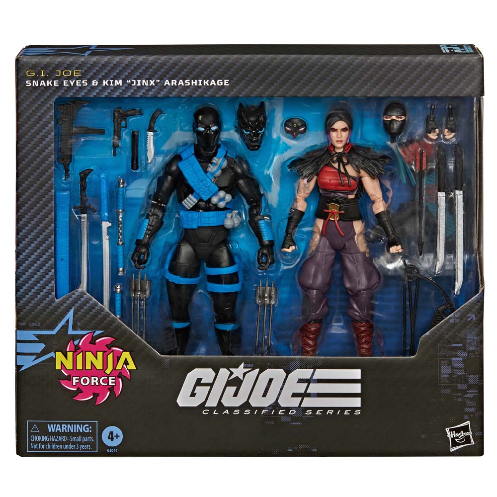 G.I. Joe - Classified Series #223 - Ninja Force Snake Eyes & Kim "Jinx" Arashikage Action Figure 2-Pack - Packshot 4