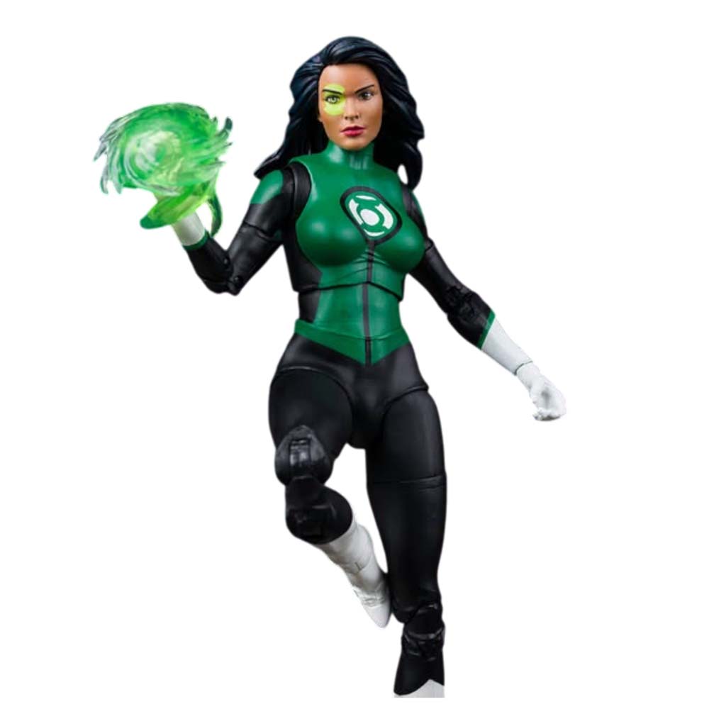 DC Comics - DC Mutiverse Green Lantern Jesscia Cruz (Green Lanterns #48) 7" Action Figure with Comic - Packshot 2