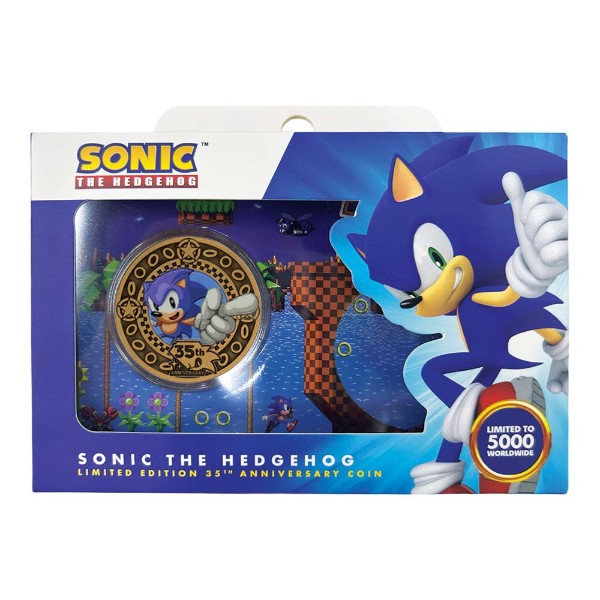 Sonic the Hedgehog – 35th Anniversary Limited Edition Presentation Coin - Packshot 3
