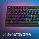 4Gamers - Lightup Gaming Keyboard - Black - Packshot 4