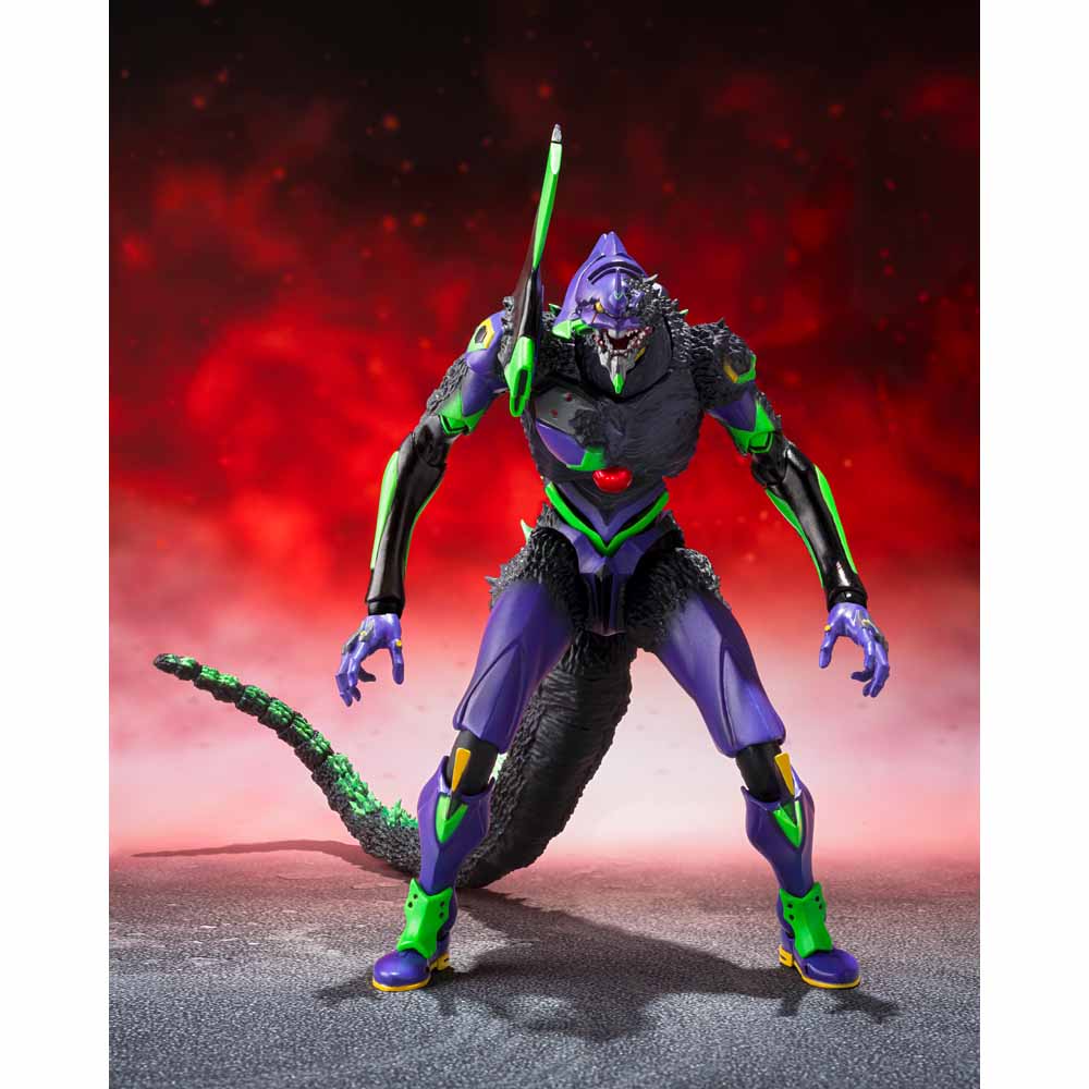 Godzilla vs. Evangelion - S.H.MonsterArts Evangelion Unit-01 “G” Awakening Form Figure - Packshot 2