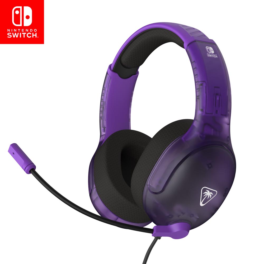 Turtle Beach Airlite Fit Wired Gaming Headset Ghost Purple