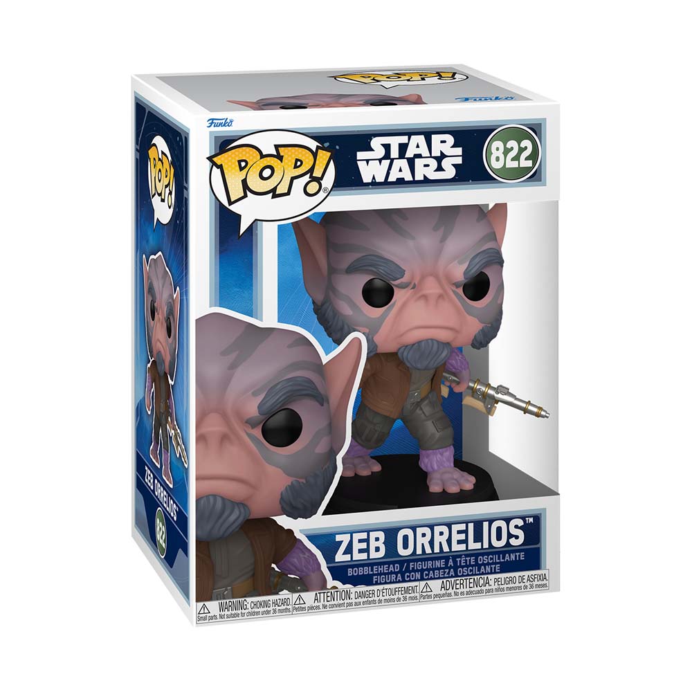 Star Wars - The Mandalorian & Grogu - Zeb Orrelios Pop! Vinyl Figure - Packshot 2