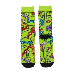 Teenage Mutant Ninja Turtles - Turtle Faces Crew Socks