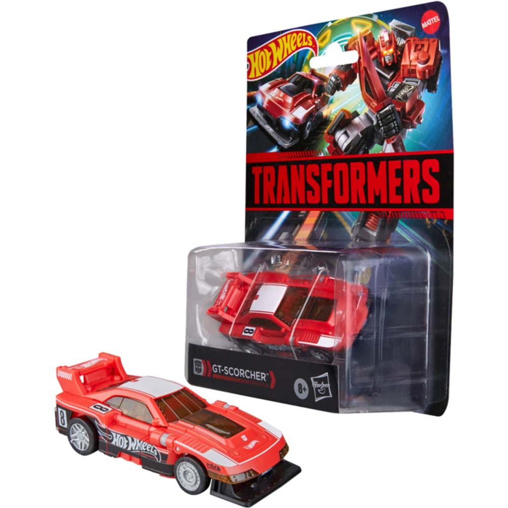 Transformers x Hot Wheels - GT-Scorcher Action Figure - Packshot 2