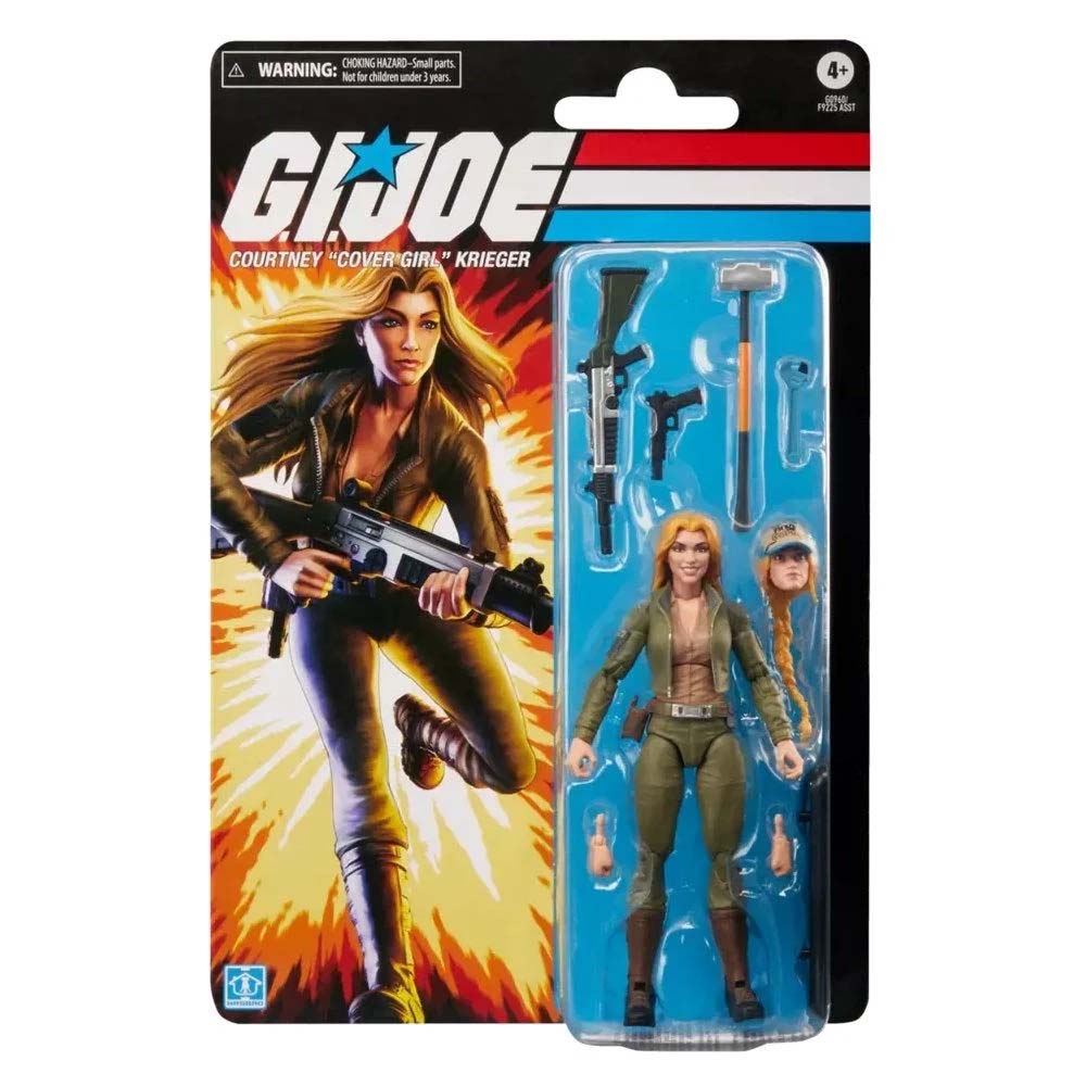 G.I. Joe - Classified Series: Retro Cardback Courtney “Cover Girl” Krieger Action Figure - Packshot 4