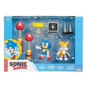 Sonic The Hedgehog - Sonic & Tails 30th Anniversary Diorama Set