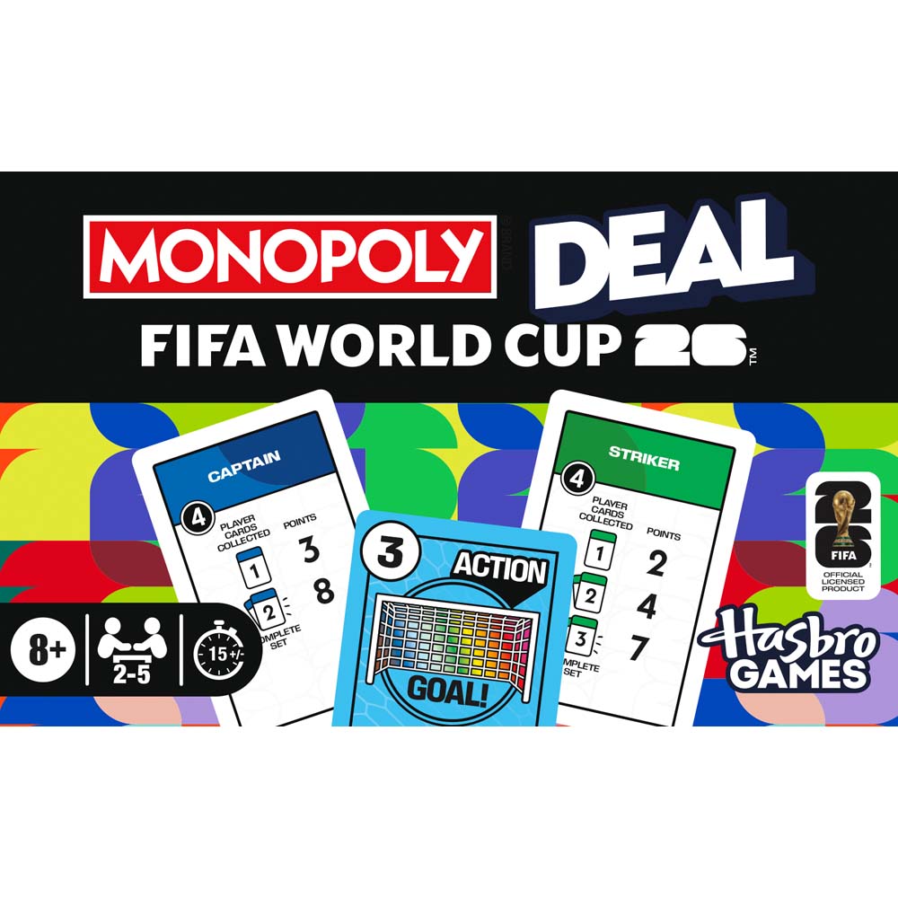 Monopoly Deal - FIFA World Cup 2026 Edition Card Game - Packshot 5