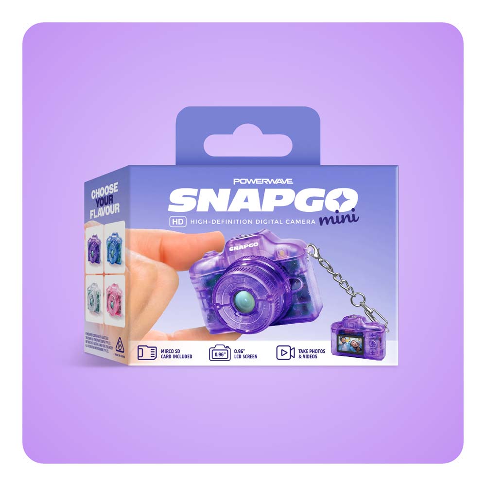 Powerwave SnapGo Mini Camera - Royale Purple - Packshot 4