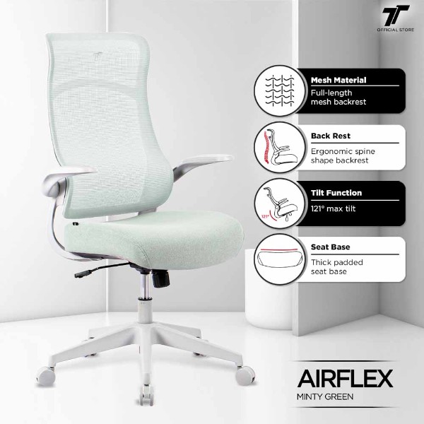 TT AIRFLEX Ergochair - Minty Green - Packshot 5
