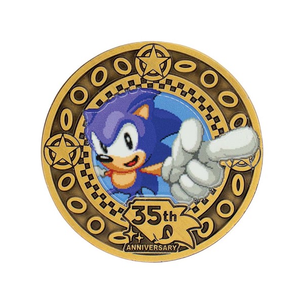 Sonic the Hedgehog – 35th Anniversary Limited Edition Presentation Coin - Packshot 1