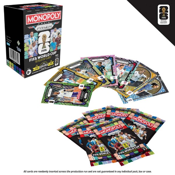 Monopoly Panini Prizm FIFA World Cup Trading Cards Booster Blaster Box - Packshot 3