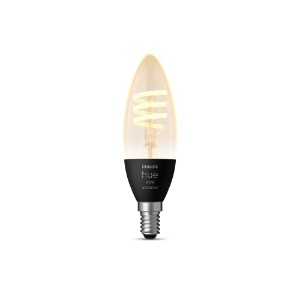 Philips - Hue White Ambiance Filament E14 Candle-Shaped Smart Bulb