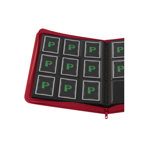 Palms Off Gaming - Collector's Series 9 Pocket Zip Trading Card Binder - Red - Packshot 2