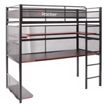 X Rocker Battlebunk Gaming High Sleeper Bed with Desk - Packshot 1