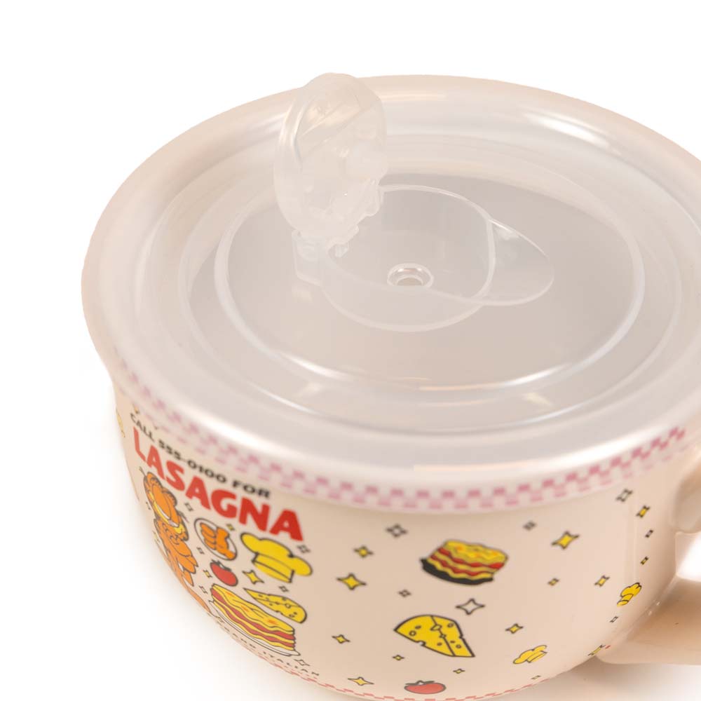 Garfield - Lasagna Soup Bowl with Lid - Packshot 4