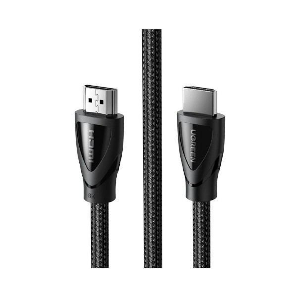UGreen 3m HDMI 2.1 Male to Male Cable 8K 48Gbps Dynamic HDR eARC Black - Packshot 2