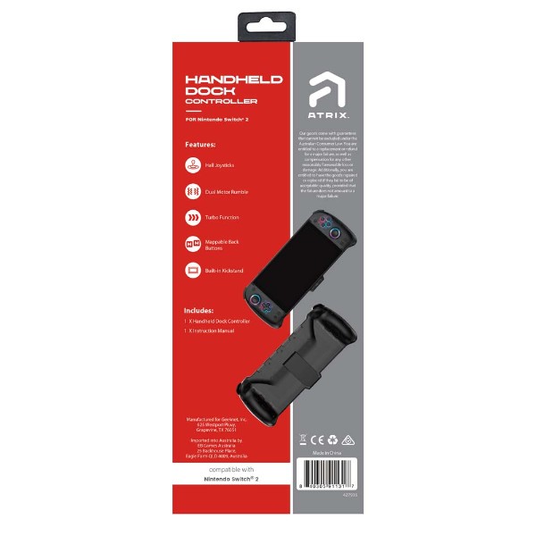 Atrix - Handheld Dock Controller for Nintendo Switch 2 - Packshot 5
