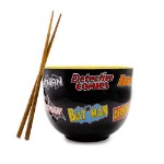 DC Comics - Batman Logo Ramen Bowl with Chopsticks - Packshot 2