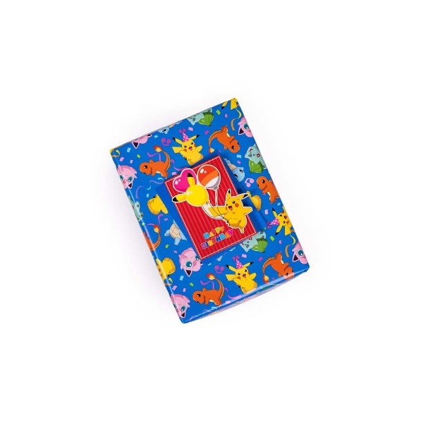 Pokemon - Pikachu Balloons Birthday Card - Packshot 3