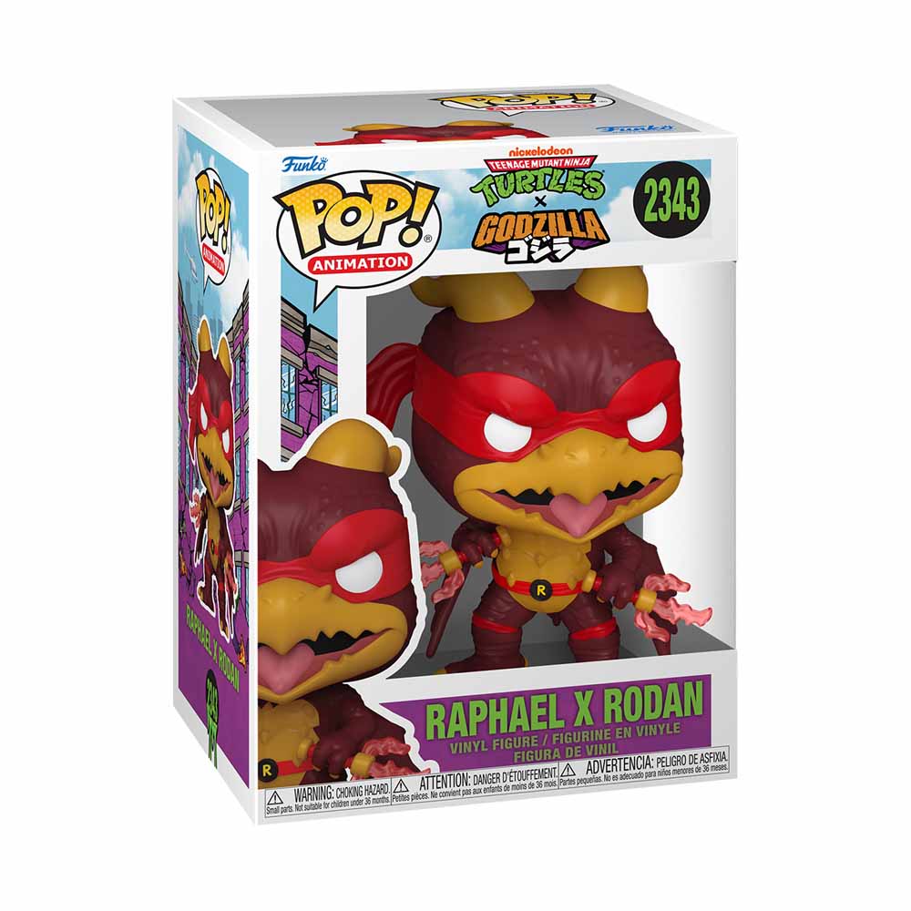 Teenage Mutant Ninja Turtles x Godzilla – Raphael x Rodan Pop! Vinyl Figure - Packshot 2