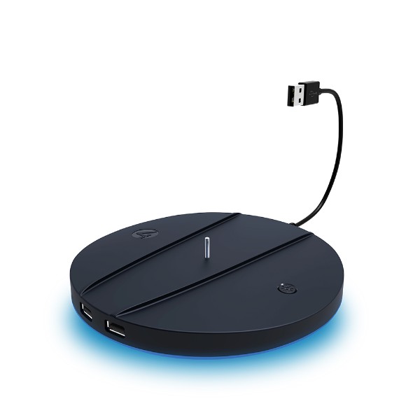 4Gamers PS5 Slim Vertical Stand With USB Charging Ports - Packshot 1