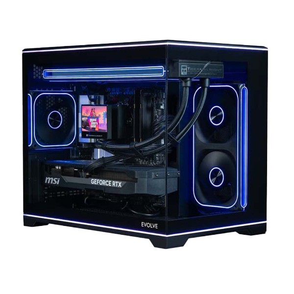 Evolve Kronos | NVIDIA GeForce RTX 5070 Ti 16GB | AMD Ryzen 7 7800X3D (8C / 16T) Gaming PC - Packshot 1