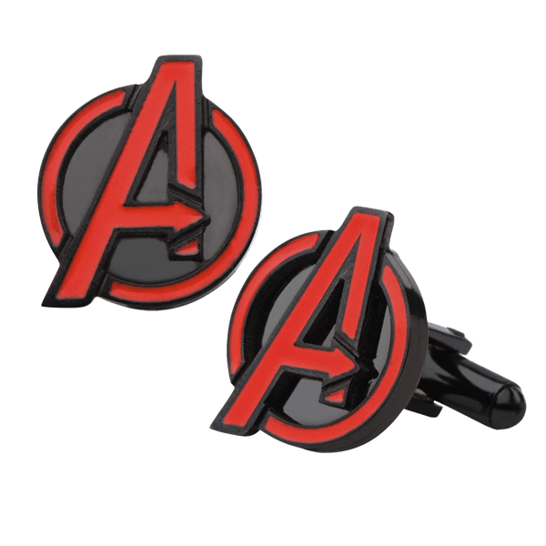 Marvel Avengers Red Logo Cufflinks ZiNG Pop Culture