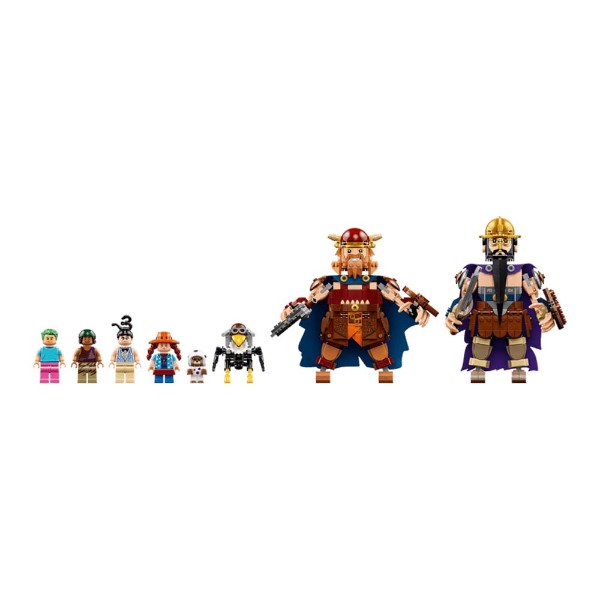Netflix - One Piece - LEGO Dorry vs. Brogy – Giants of Little Garden #75644 - Packshot 2