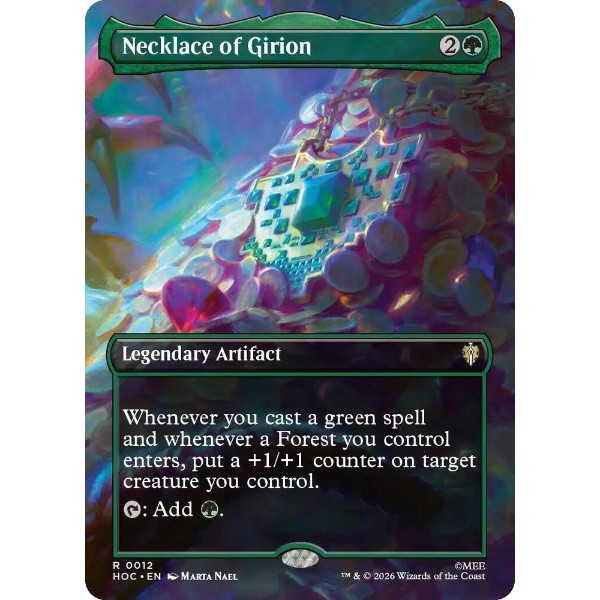Magic: The Gathering - TCG - The Hobbit: Eternal-Legal - Necklace of Girion (Borderless) Normal 12 - NM/M - Packshot 1