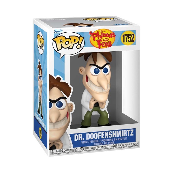 Phineas and Ferb - Dr. Doofenshmirtz Pop! Vinyl Figure - Packshot 2