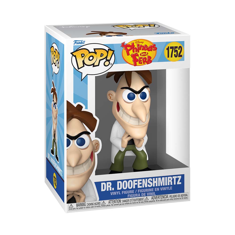 Phineas and Ferb - Dr. Doofenshmirtz Pop! Vinyl Figure - Packshot 2