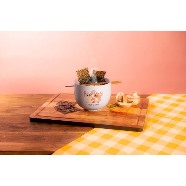 Disney – Lilo & Stitch – Stitch & Leroy Ramen Bowl with Chopsticks - Packshot 4