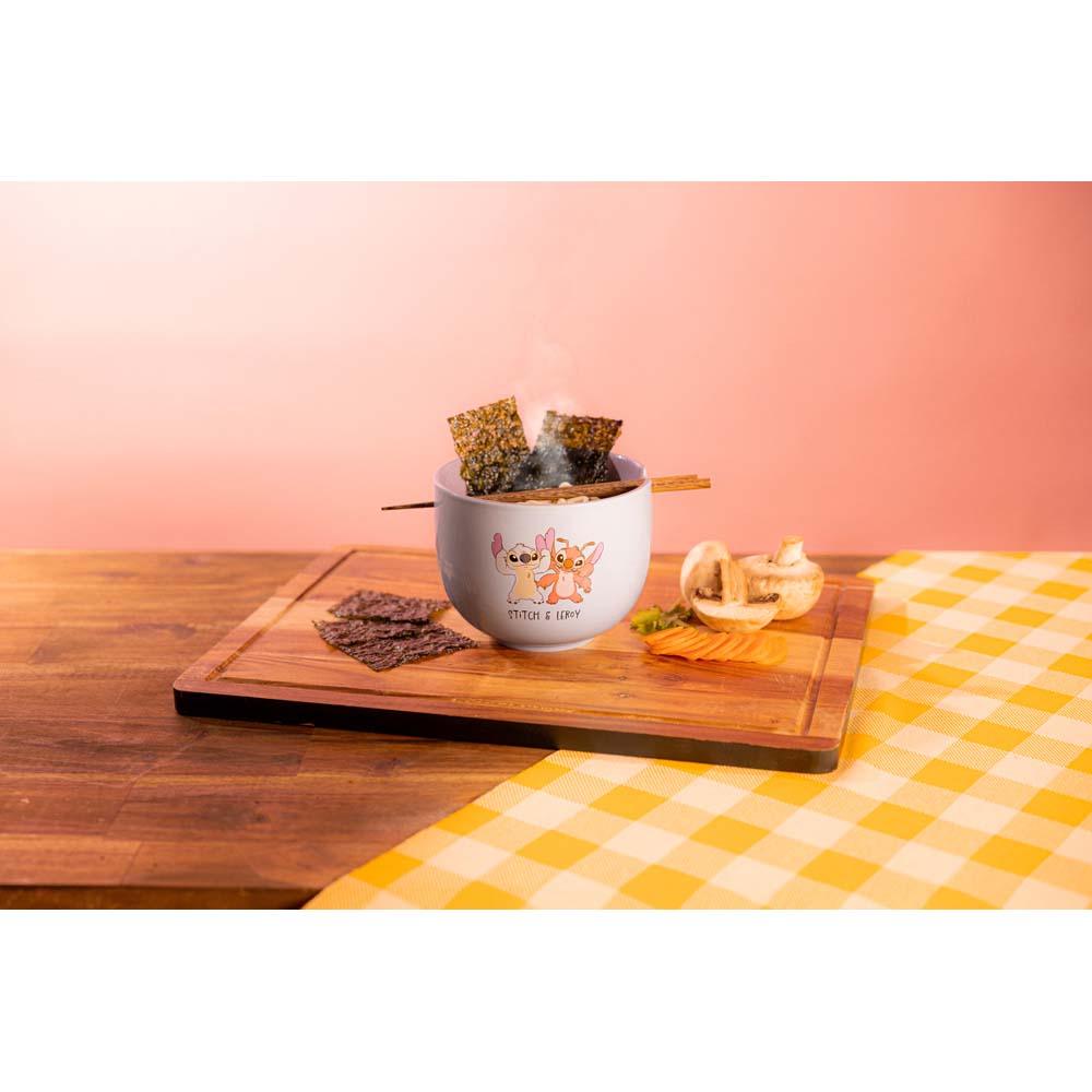 Disney – Lilo & Stitch – Stitch & Leroy Ramen Bowl with Chopsticks - Packshot 4