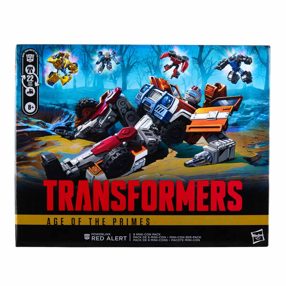 Transformers - Powerlinx Red Alert and 8 Mini-Con Action Figure Set - Packshot 3