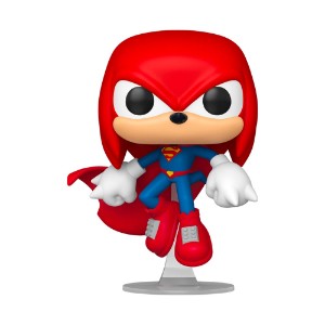 DC Comics x SEGA - Justice League & Sonic the Hedgehog - Knuckles as Superman Pop! Vinyl Figure