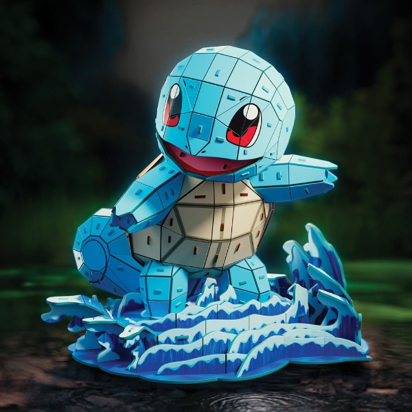Pokemon - Squirtle 4D Puzzle Model Kit - Packshot 3
