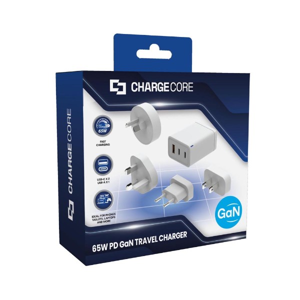 Laser 65W GaN Wall Charger with 4 Adaptors - Packshot 6