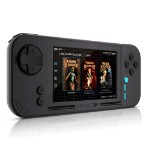 Evercade Neon Retro EXP-R Handheld + Tomb Raider Collection 1 Console Bundle